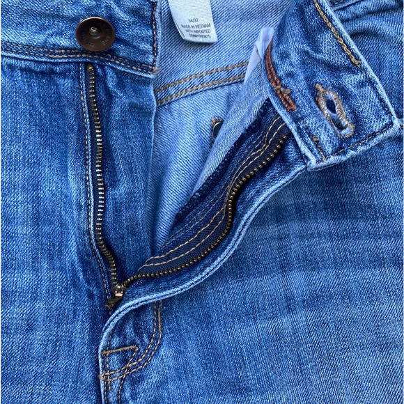 DKNY Men's Blue Denim Medium Wash Faded Whiskered Straight Leg Jeans 34 x 32 - Picture 5 of 6